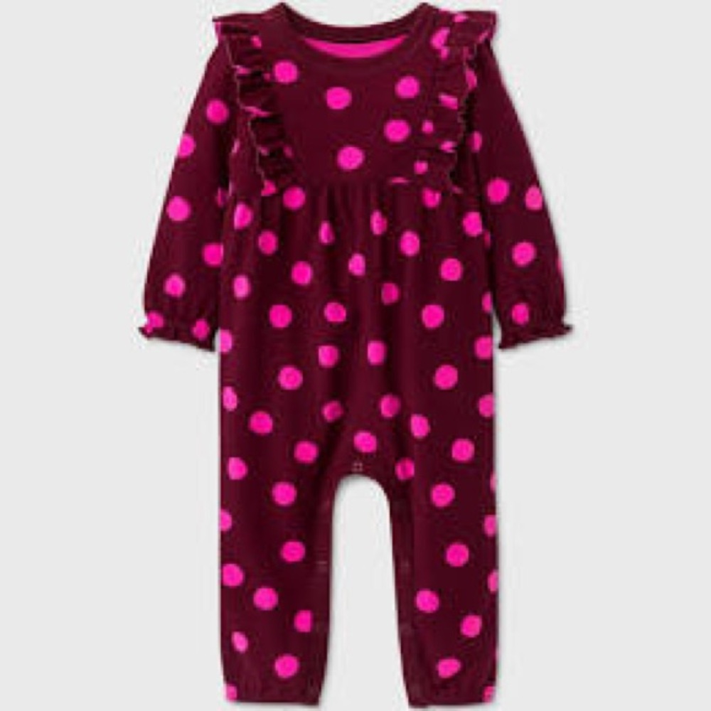 Cat & Jack baby polka dot romper